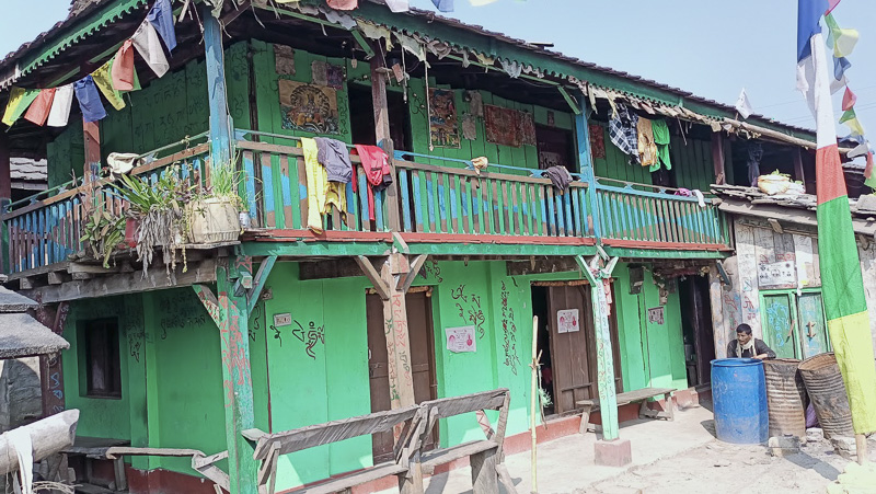 Man Bahadur Yonjan's house. Photo: Kalpana Bhattarai/NIMJN