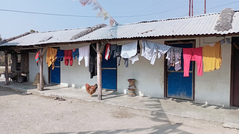 Home of Somraj Thing. Photo: Kalpana Bhattarai/NIMJN
