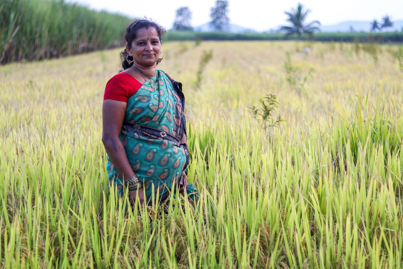Geeta Patil was diagnosed with hyperthyroidism after the 2021 floods. 'I was never this weak. I don’t know what is happening to my health now,' says the says tenant farmer and agricultural labourer. Photo: Sanket Jain/PARI