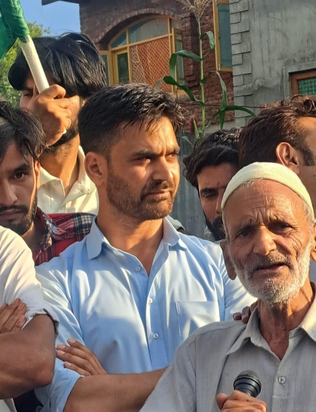 PDP's Waheed Para, who won Pulwama seat. Photo: Naseer Ahmad 