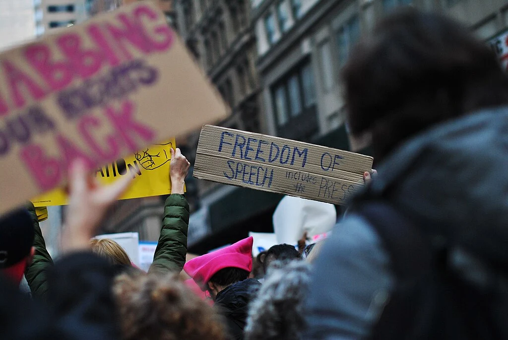 Representative image from a 2017 Women's March in New York, USA