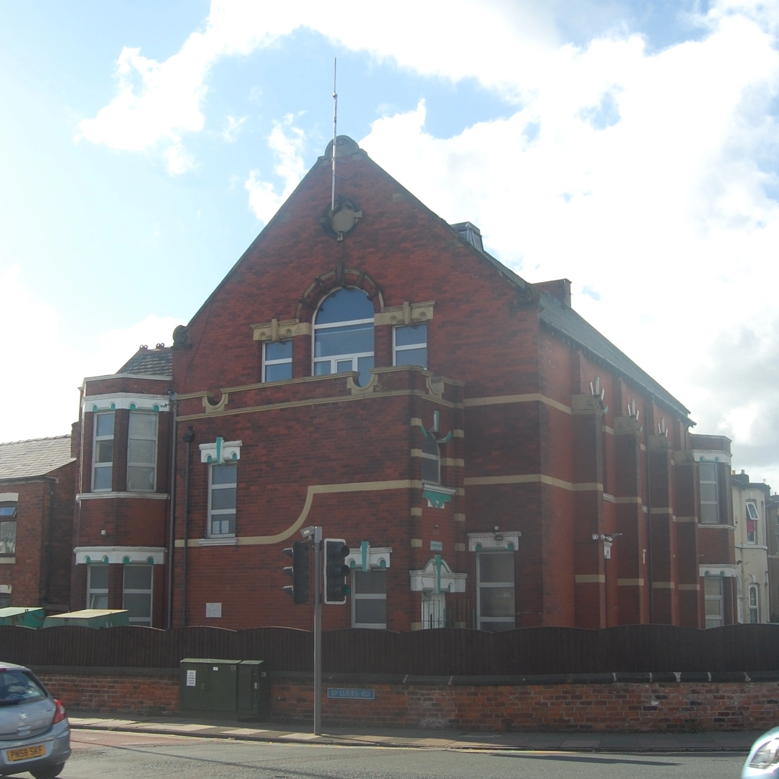 The Southport Mosque in Southport was the first site of riots in the UK. Photo: Hassocks5489 via Wikimedia Commons