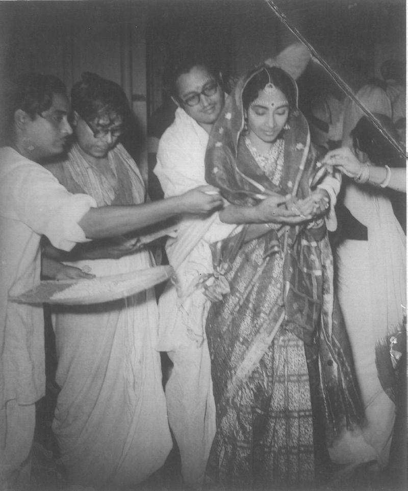 Photo from Guru and Geeta Dutt at their wedding.