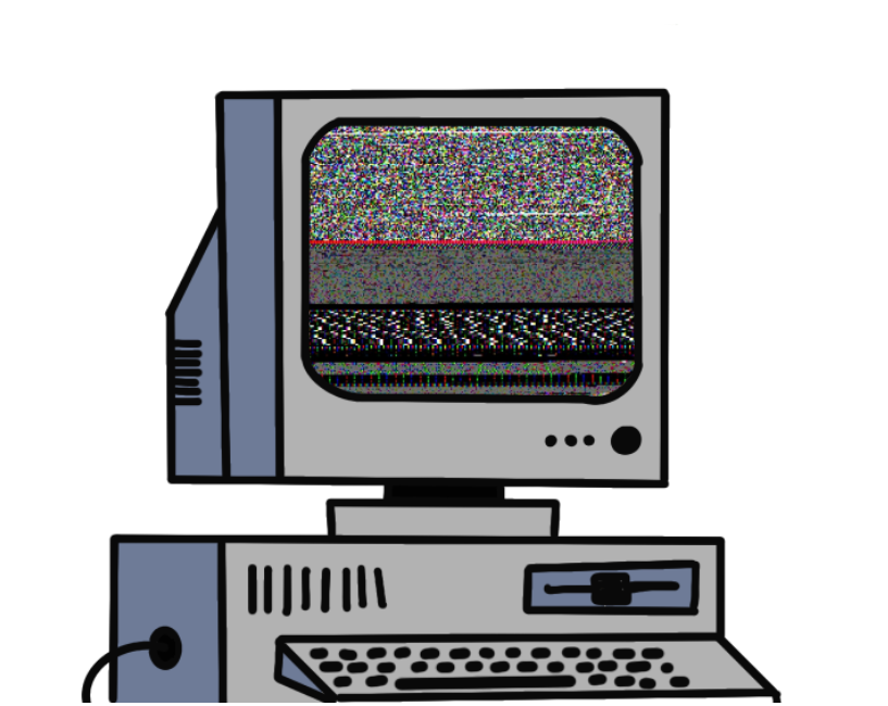 Computer static. Illustration: Sharanya Eshwar