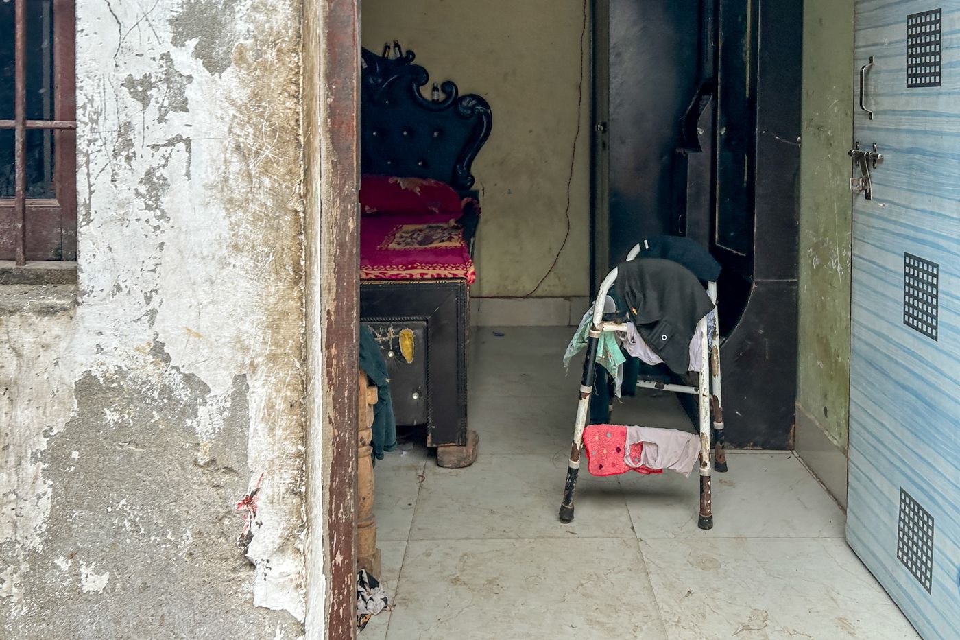 This is a photo of Sitara's walker. 