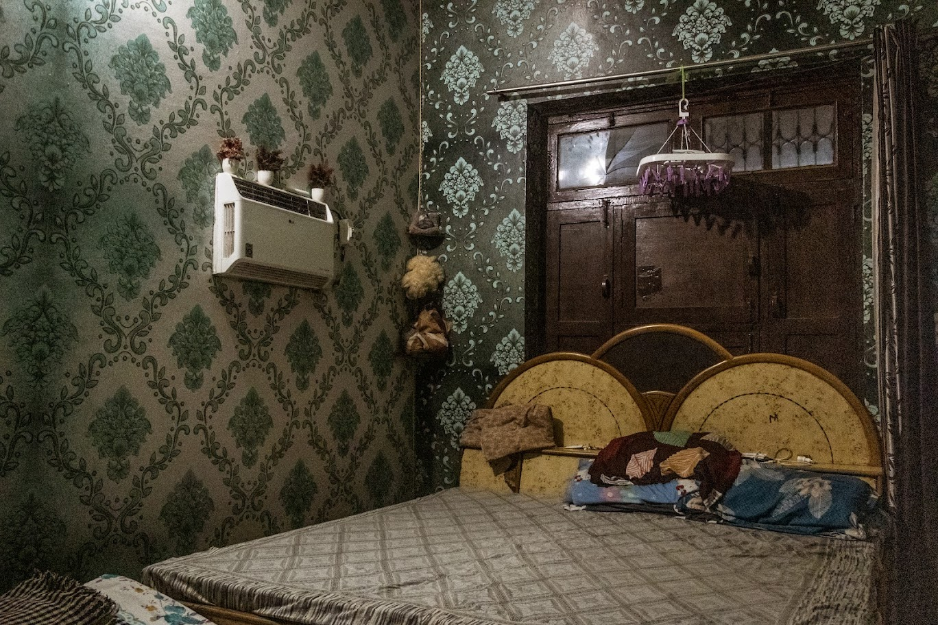The image shows a view of Navneet's room where he used to spend most of his time before leaving for the United States via dunki route. Photo: Ashish Kumar Kataria